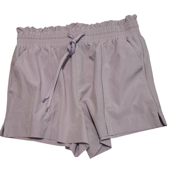 NWOT Pastel Lilac high rise shorts by NB size 11/13 cinched waist. - Picture 1 of 8
